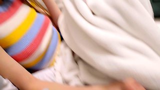 Cute Redhead Teen Fucked Doggystyle on the Hump Bus