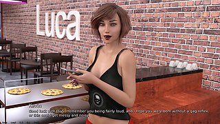 Cheating girlfriend and her lover humiliate her cuck boyfriend in this wild scene